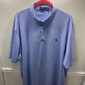 Polo by Ralph Lauren Men's Light Blue Polo Shirt